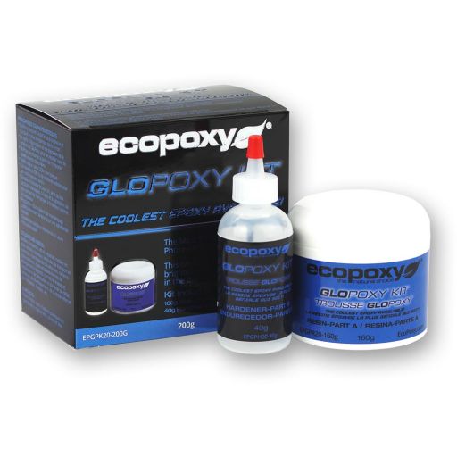 EcoPoxy GloPoxy Kit - Blue 200g