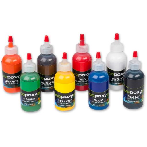 EcoPoxy Colour Pigment Dyes - Set of 8 x 60ml