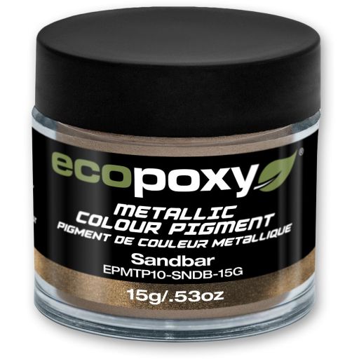 EcoPoxy Metallic Colour Pigment - Sandbar 15g
