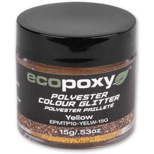 EcoPoxy Colour Glitter - Yellow 15g