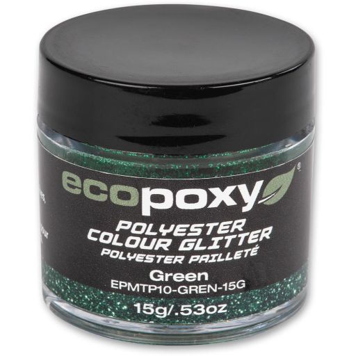 EcoPoxy Colour Glitter - Green 15g