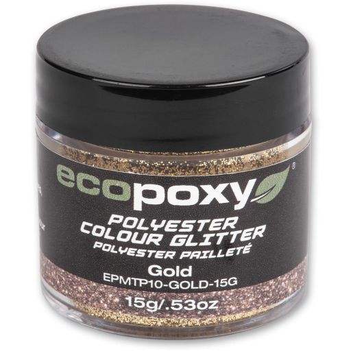 EcoPoxy Colour Glitter - Gold 15g