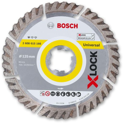 Bosch X-LOCK Diamond Disc 125mm x 2mm