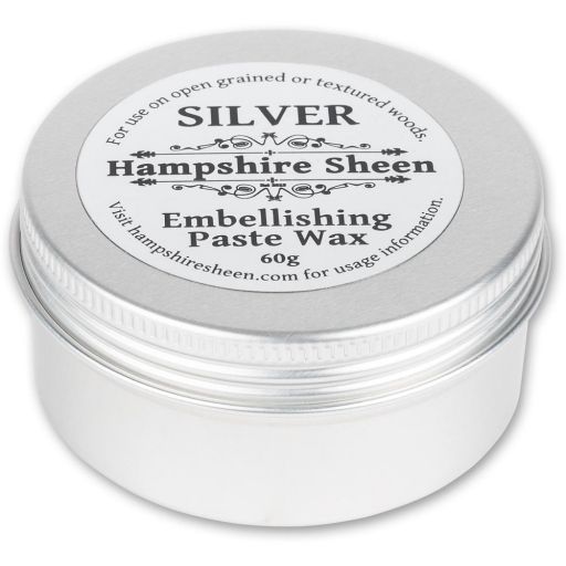 Hampshire Sheen Embelleshing Paste Wax - Silver 60g