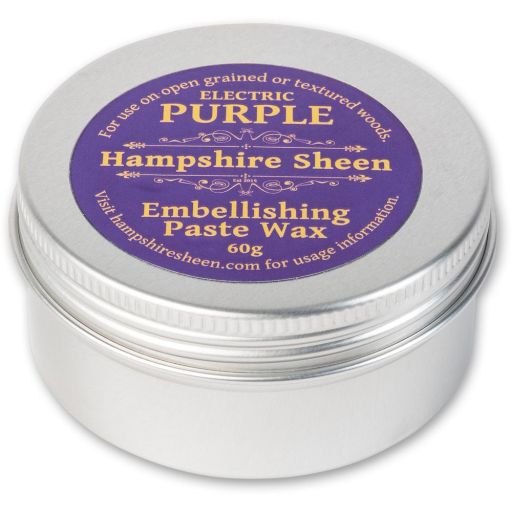 Hampshire Sheen Embellishing Paste Wax - Electric Purple 60g