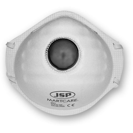 JSP Martcare® Moulded Valved Respirator FFP3 - (Pkt 10)