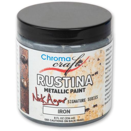 Chroma Craft Rustina™ Metallic Paint - Iron 236ml