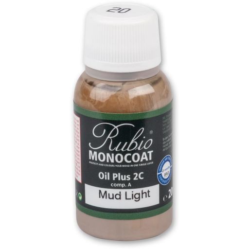 Rubio Monocoat Oil Plus 2C - Mud Light 20 ml
