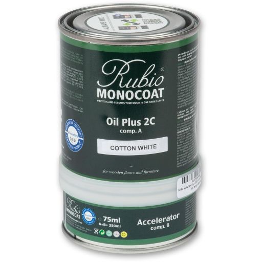 Rubio Monocoat Oil Plus 2C - Cotton White Set 350 ml