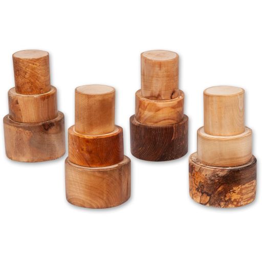 Woodturning Mini Bowl Blanks - Pack of 12