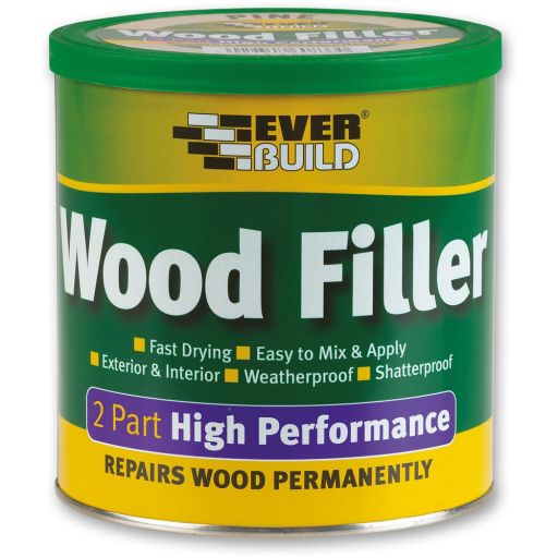 Everbuild 2 Part Light Wood Filler 500g