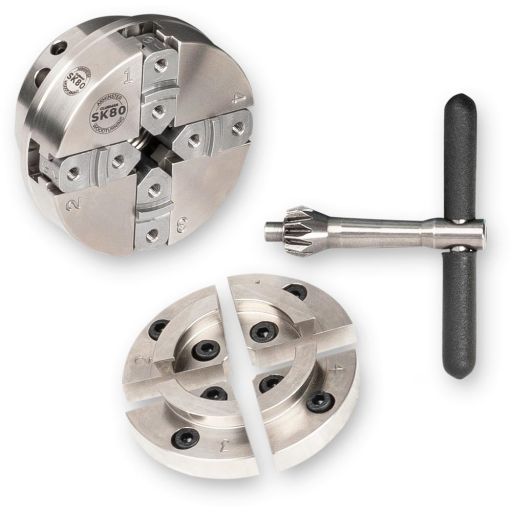 Axminster Woodturning Clubman SK80 Chuck with Jaws *Outlet*