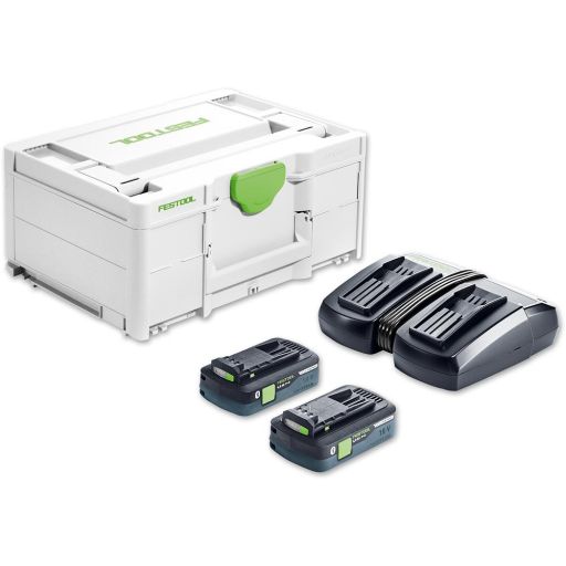 Festool Battery & Duo Charger Energy set 18V (2 x 4.0AH)