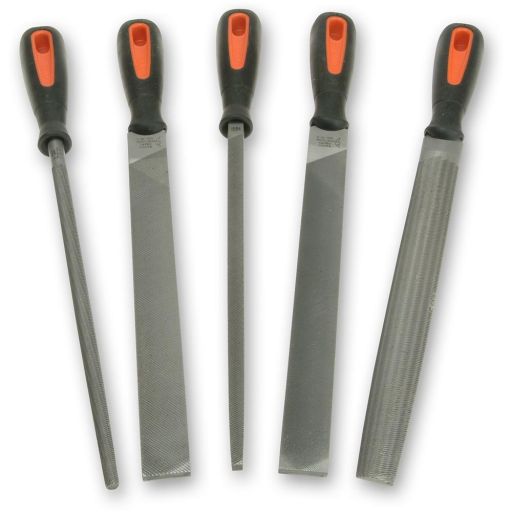 Bahco 5 Piece Engineer's File Set - 250mm