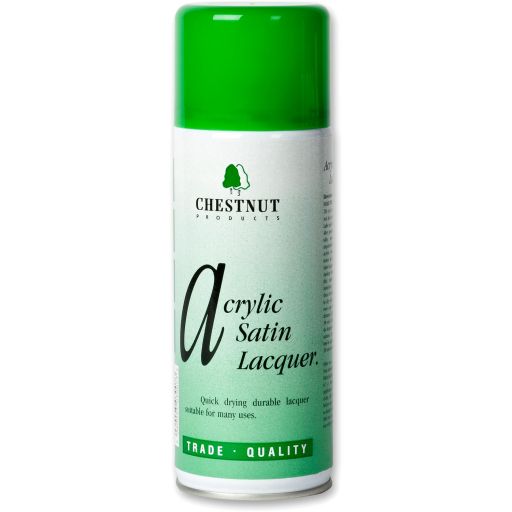 Chestnut Acrylic Lacquer Aerosol Spray  - Satin 400ml