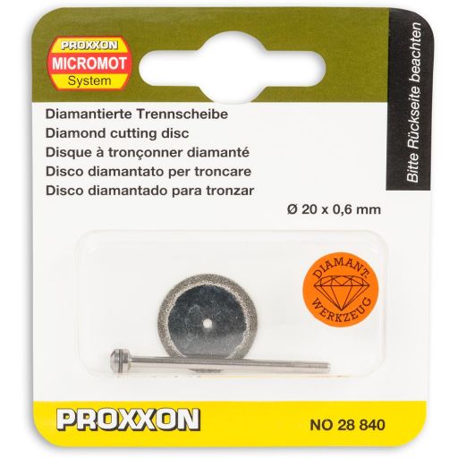 PROXXON Diamond Cutting Disc - 20mm dia.