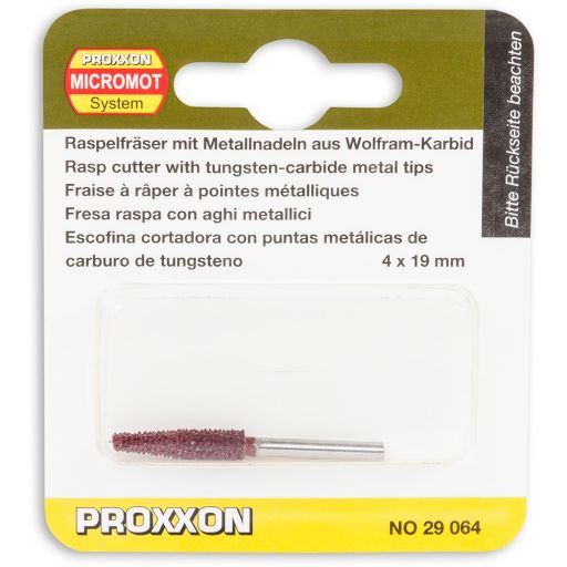 PROXXON TCT Needle Rasp 4 x 19mm