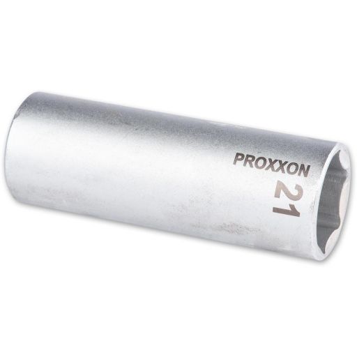 PROXXON 1/2" Drive Deep Socket - 21mm