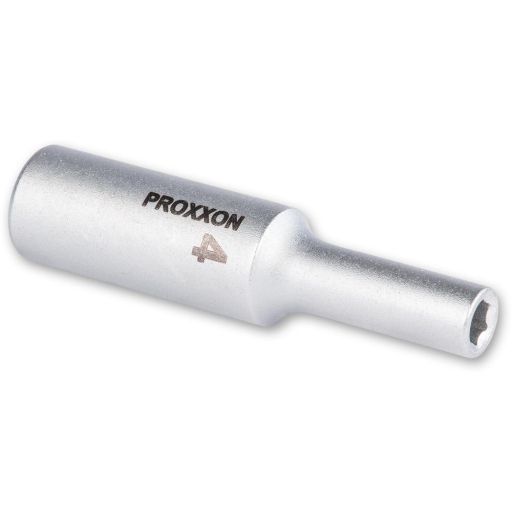 PROXXON 1/4" Drive Deep Socket - 4mm
