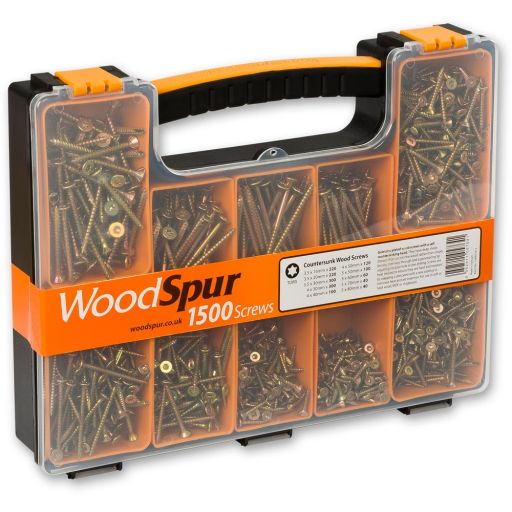 WoodSpur Torx Head Wood Screw Assortment (1,500 Pieces)