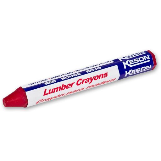 Keson Timber Marking Crayon - Red