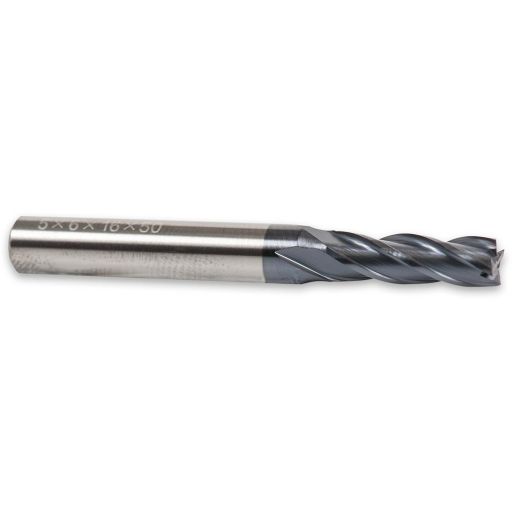 Axminster Engineer Series 4 Fluted Carbide End Mill - 5mm