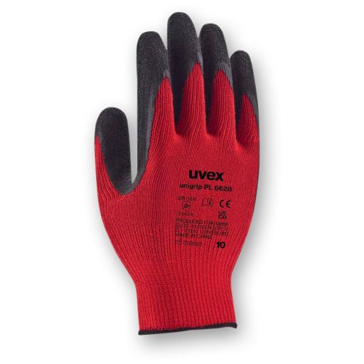 uvex unigrip PL 6628 RD Multipurpose Glove Wet/Dry - Size 8 (M)