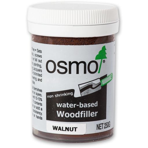 Osmo Water Based Wood Filler - Walnut 250g