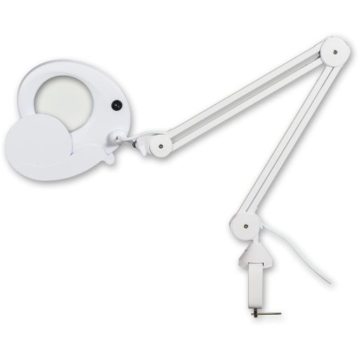 LightCraft Fluorescent Daylight Flexible Magnifier Lamp Slimline