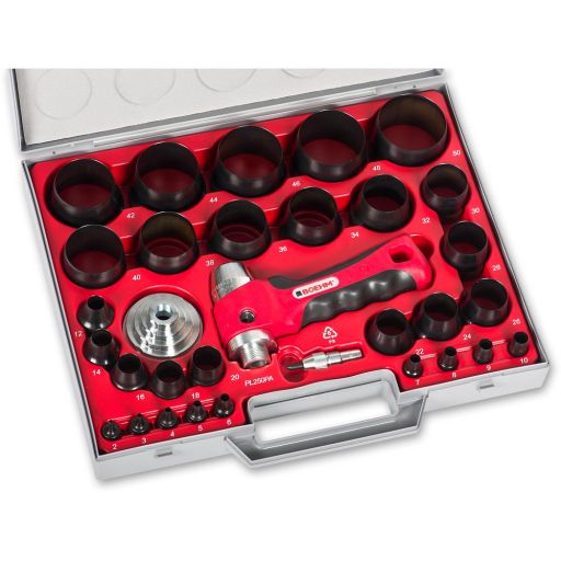 BOEHM 29 piece Hollow Punch Set - 2 to 50mm