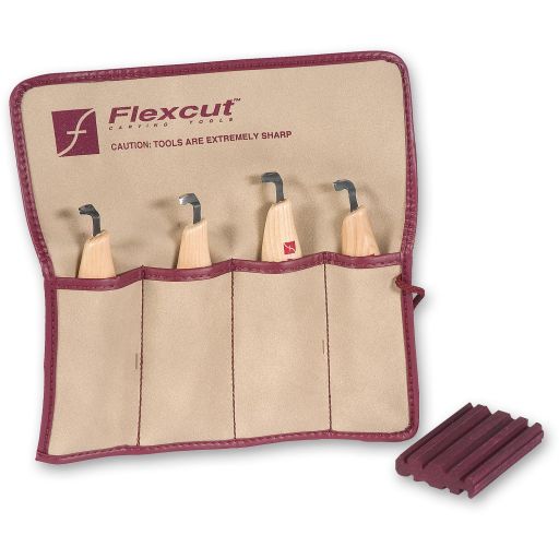 Flexcut KN150 4 Piece Right Handed Scorp Set