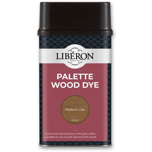 Liberon Palette Wood Dye - Medium Oak 500ml
