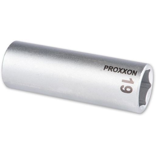 PROXXON 1/2" Drive Deep Socket - 19mm