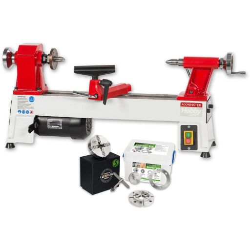 Axminster AWSL Woodturning Lathe & Woodturning Starter Package - PACKAGE DEAL