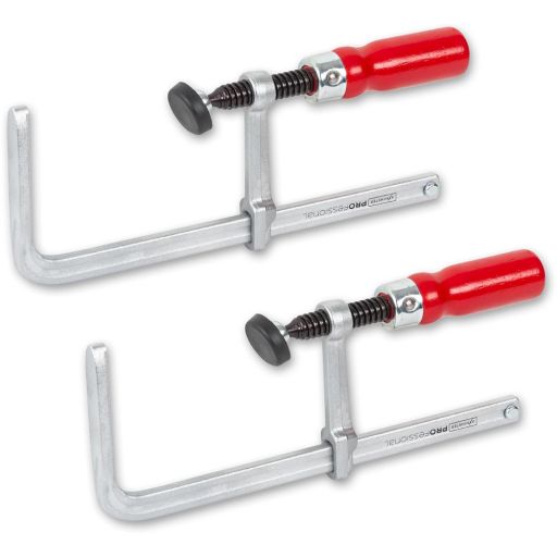 Axminster Trade Clamps Guide Rail Clamps (Pkt 2) -160 x 60mm