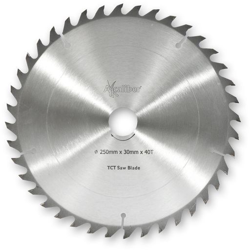 Axcaliber Contract TCT Saw Blade - 250mm x 2.8mm x 30mm 40T