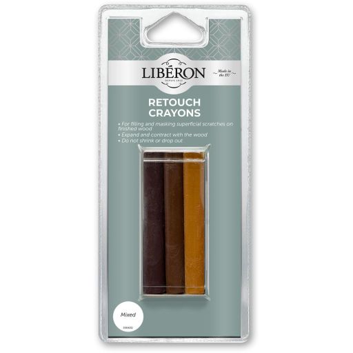 Liberon Retouch Crayons - Mixed Pkt 3