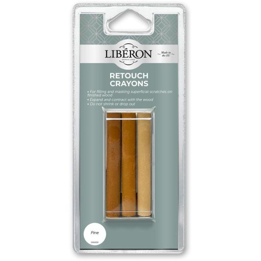 Liberon Retouch Crayons - Pine Pkt 3