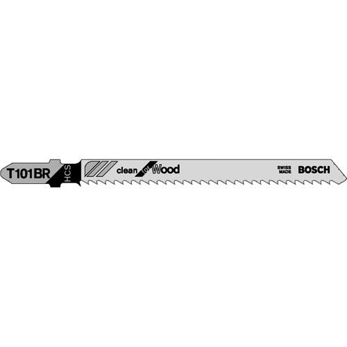 Bosch T101BR Jigsaw Blades Reverse Cutting For Wood (Pkt 25)