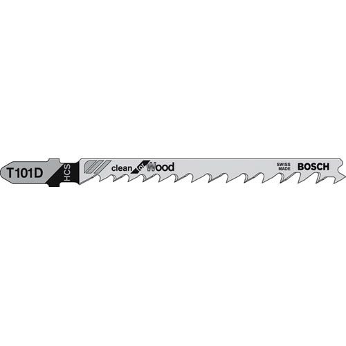 Bosch T101D Jigsaw Blades Fast Wood Cutting (Pkt 25)