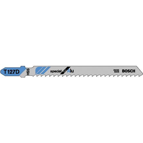 Bosch T127D Jigsaw Blades Metal & Plastic Cutting (Pkt 5)