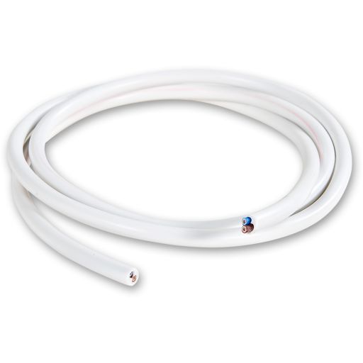 Lighting Flex White 2-Core Cable 0.75mm² - (per metre)
