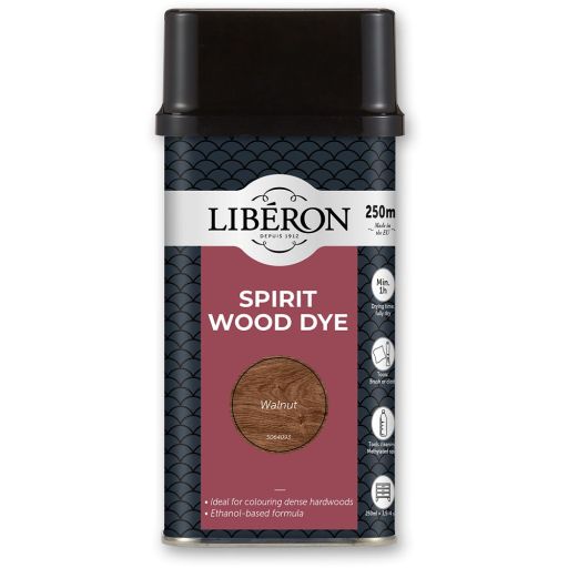 Liberon Spirit Wood Dye - Walnut 250ml