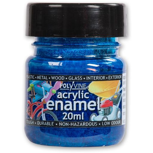 Polyvine Acrylic Enamel Paint - French Blue 20ml