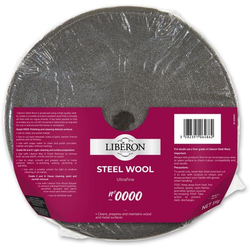 Liberon Steel Wool - Grade 0000 - 250grm